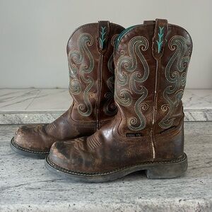 Justin Gypsy Steel Toe Waterproof Western Boot - Wkl9991 women’s 8.5